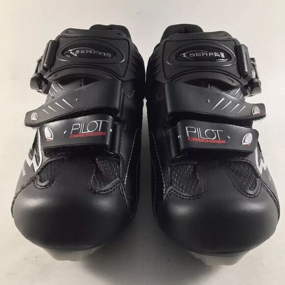 Serfas Pilot MTB road cycling shoes cleats black size EU 39 mens 6.5 womens 8.5 - Picture 2 of 8